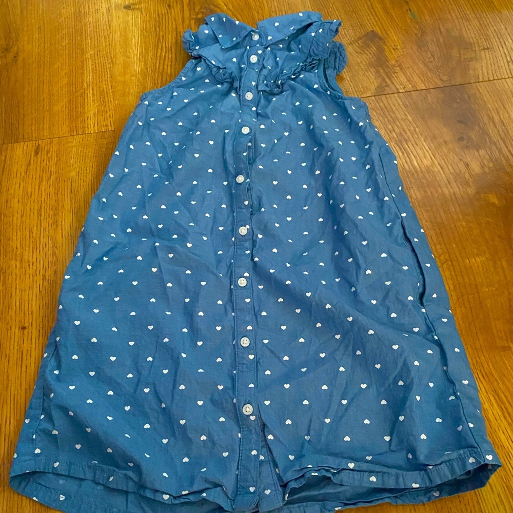 Kids Jean heart dress.